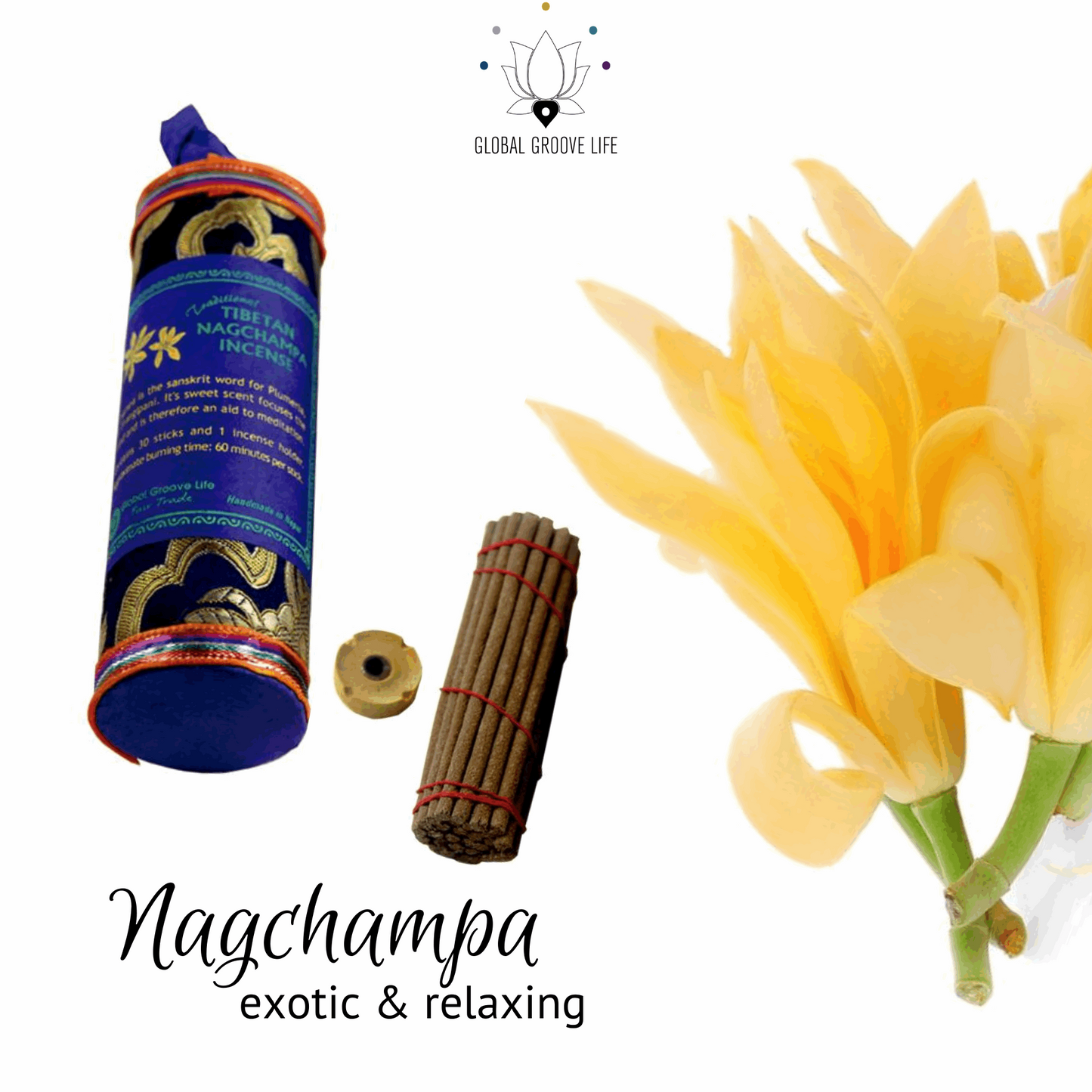 Traditional Tibetan Incense - Nag Champa