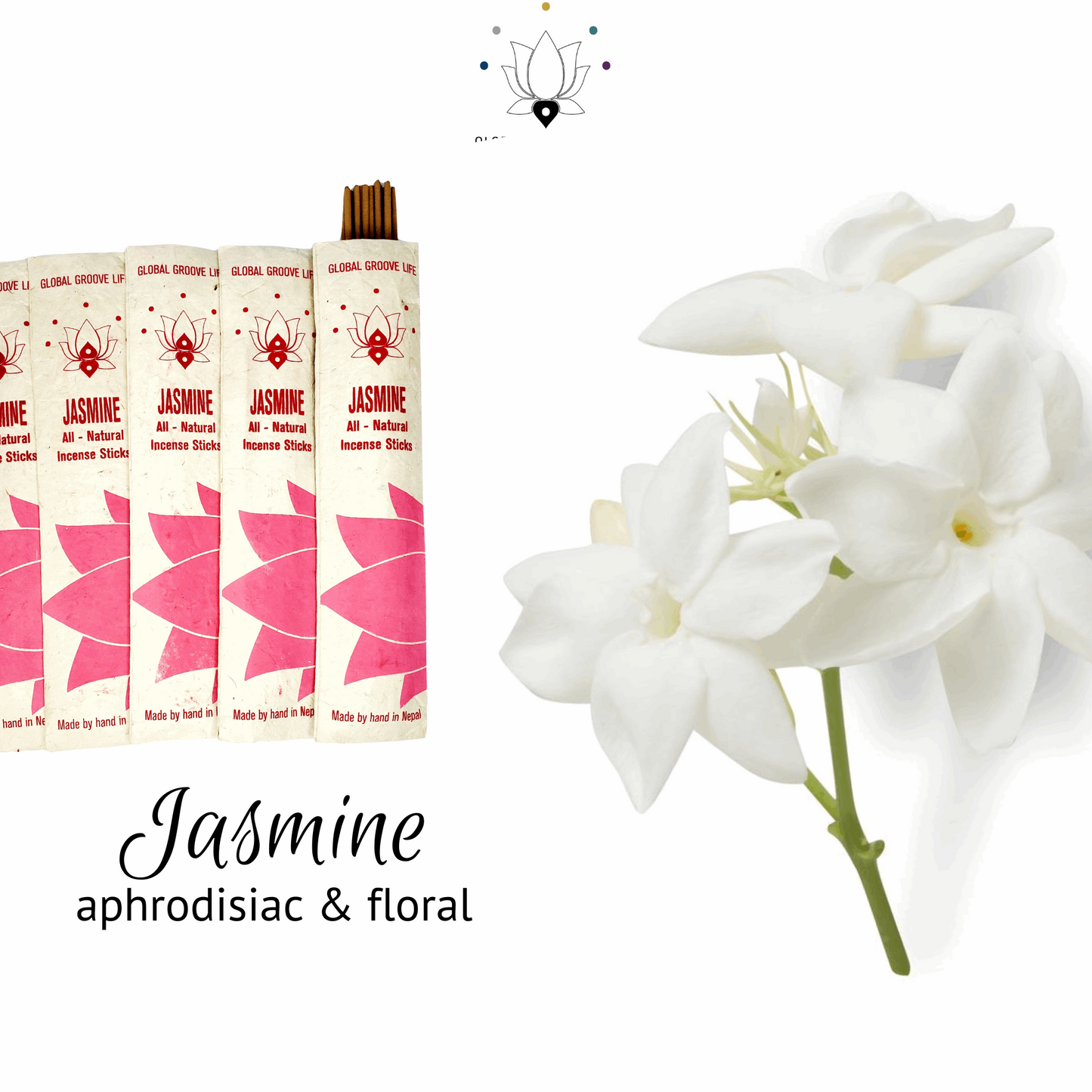 WHOLESALE Hand Rolled Stick Incense x10 - Jasmine