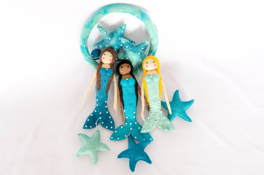 High Seas Mystical Mermaid Felt Mobile