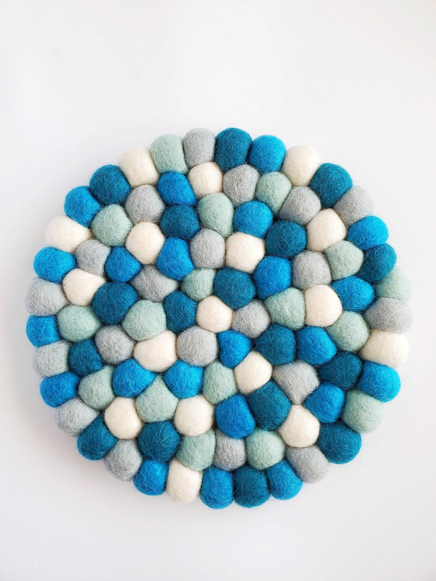 Glacier Handmade Felt Trivet