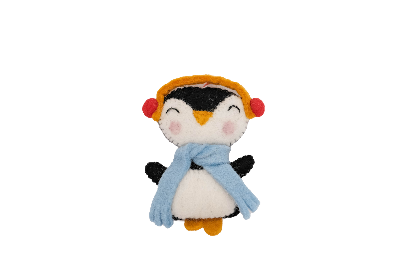 Happy Penguin Felt Classic Ornament