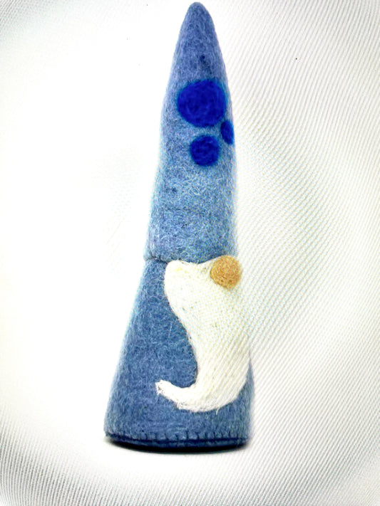 Elfi Winter Blue Table Top Gnome