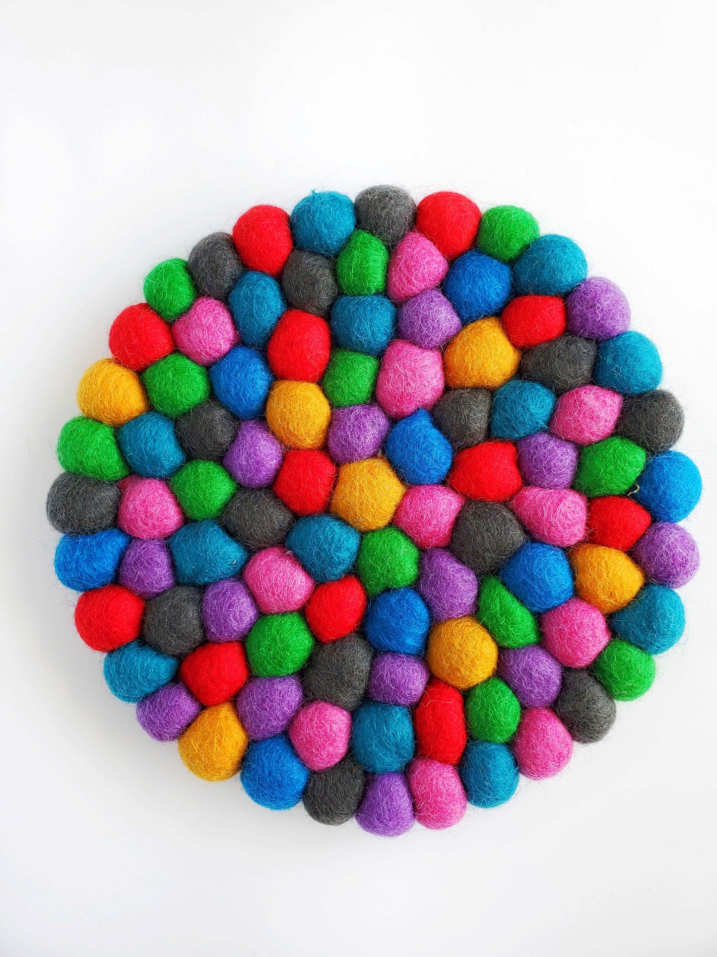 Kaleidoscope Handmade Felt Trivet