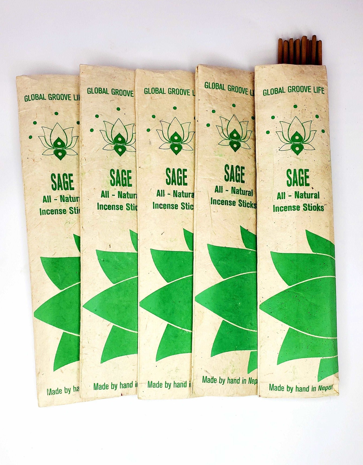 Hand Rolled All-Natural Stick Incense - Sage