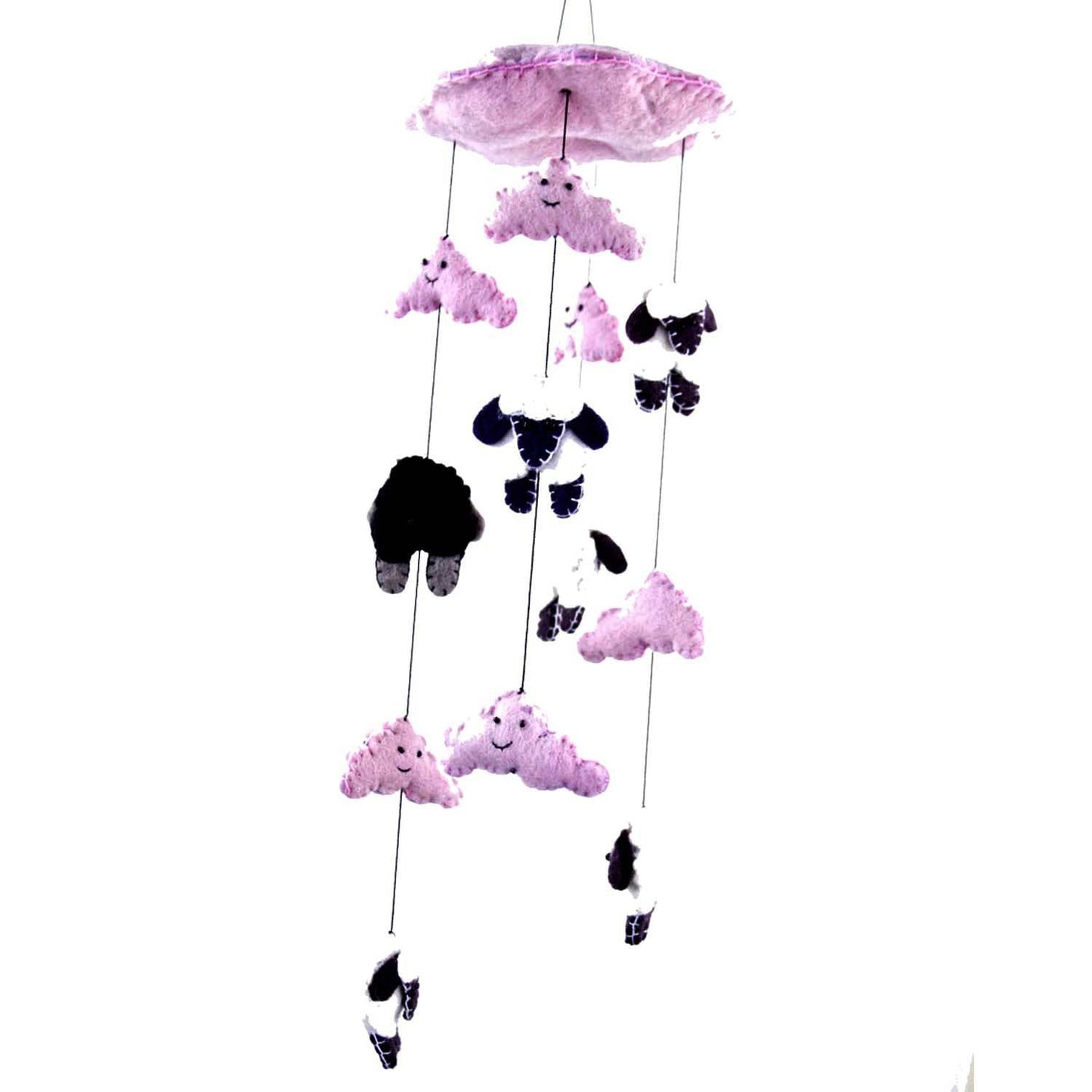 Counting Sheep Mobile - Pink - Global Groove - Global Groove Life