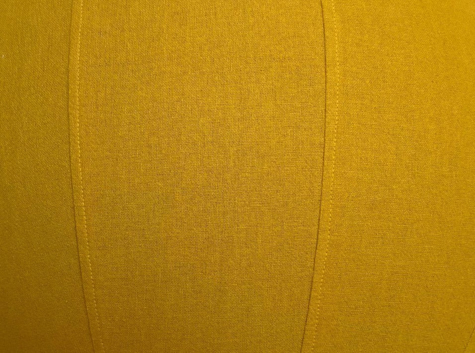 55cm Balance Ball / Yoga Ball Cover: Mustard