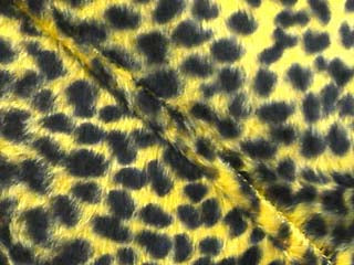55cm Balance Ball / Yoga Ball Cover: Yellow Cheetah