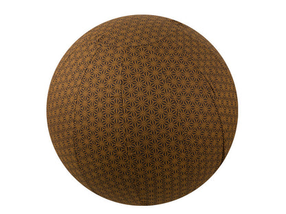55cm Balance Ball / Yoga Ball Cover: Chocolate Geometric