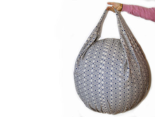 Bag-style Yoga Ball Cover - Black Palm - Global Groove Life