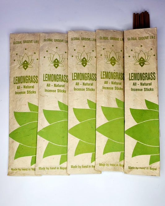 Hand Rolled Stick Incense x10 - Lemongrass