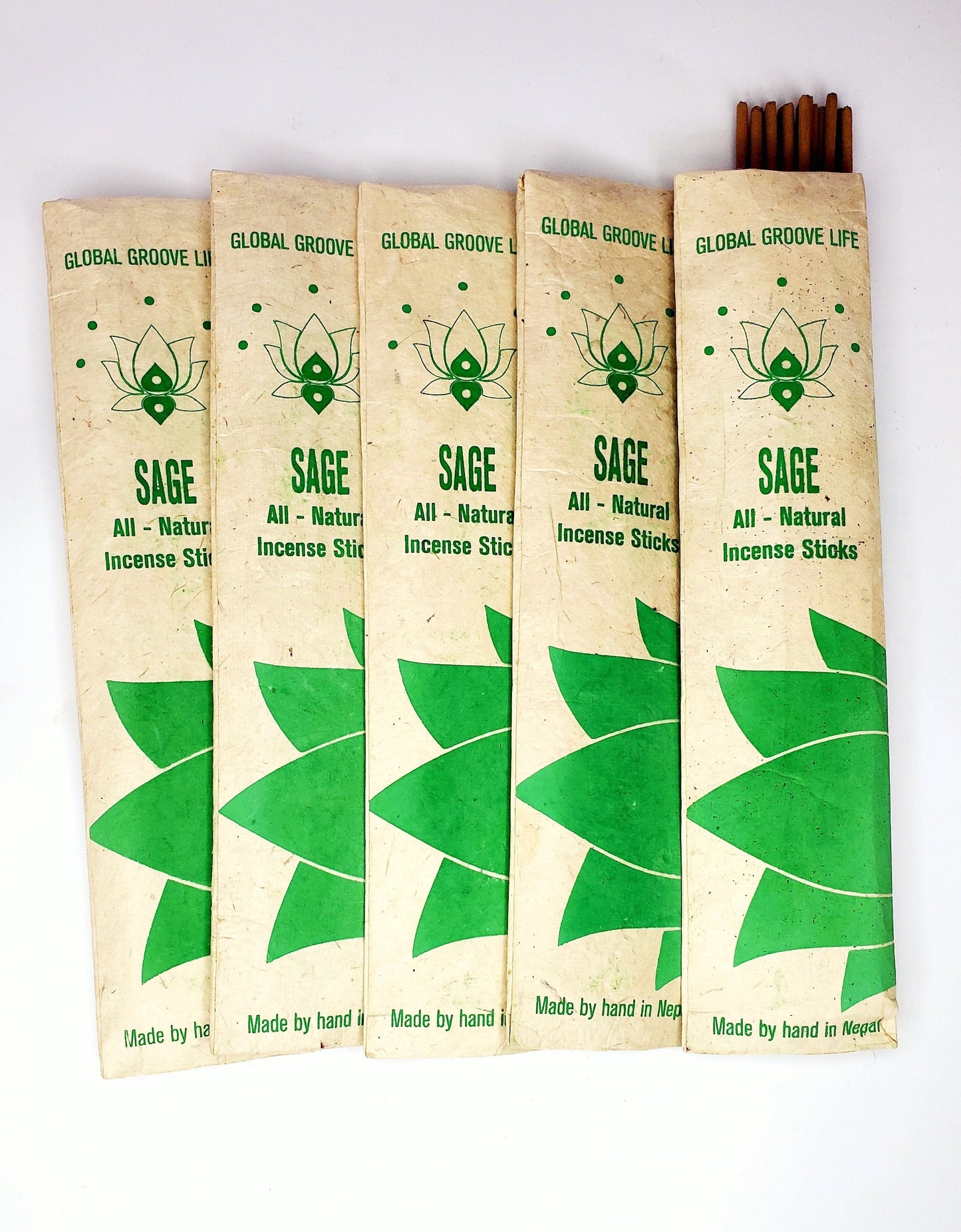 Hand Rolled Stick Incense x10 - Sage