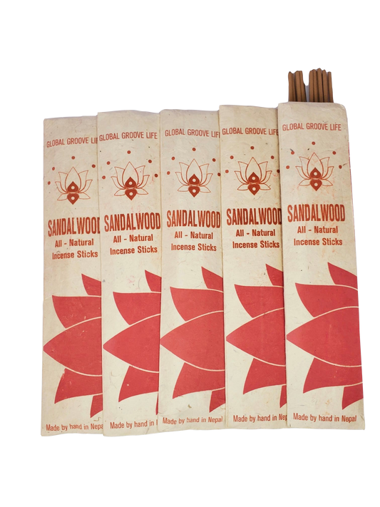Hand Rolled Stick Incense x10 - Sandalwood