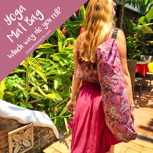 Yoga Mat Bag - Which way do you roll?