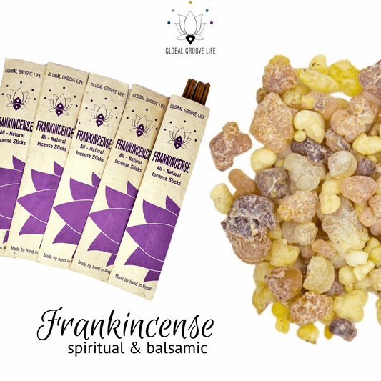 Hand Rolled All-Natural Stick Incense - Frankincense