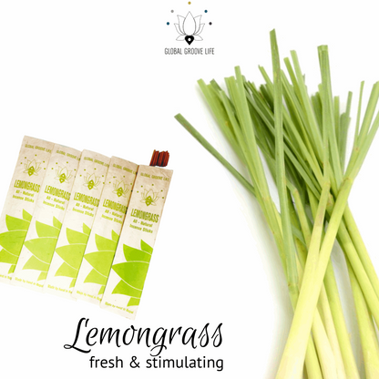 Hand Rolled All-Natural Stick Incense - Lemongrass