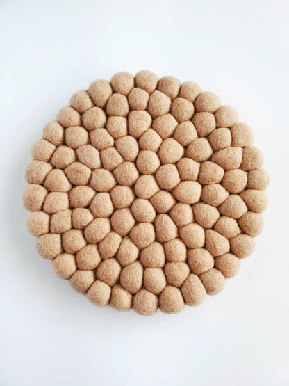 Driftwood Handmade Felt Trivet