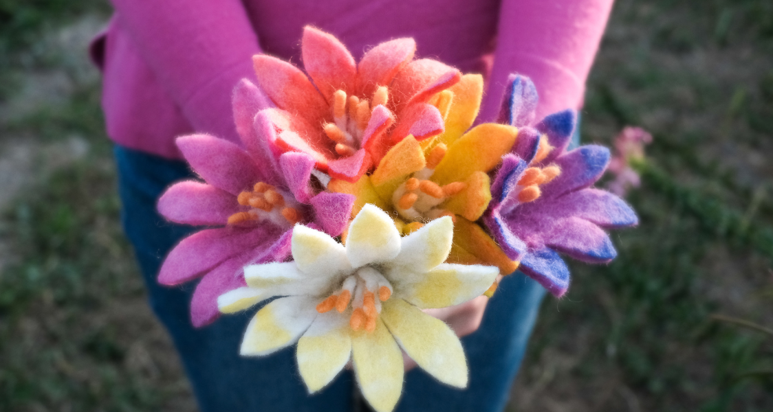 Our wool felt products are all handmade in Nepal through the fair trade practices.