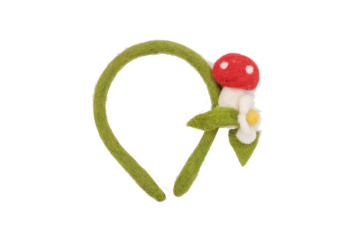 Mushroom Felt Headband