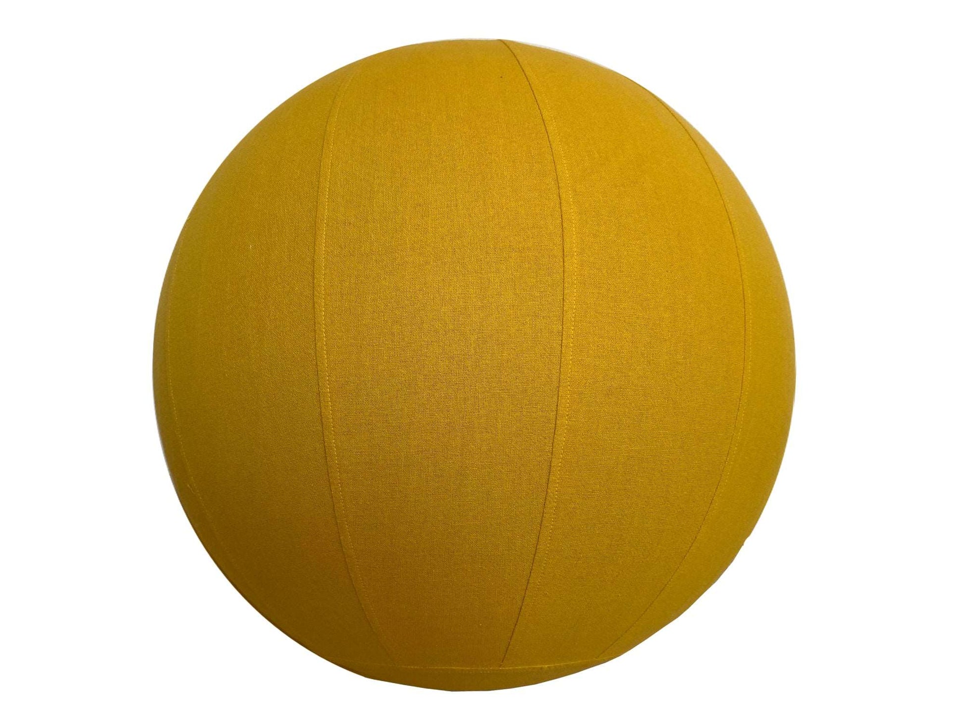 55cm Balance Ball / Yoga Ball Cover: Mustard