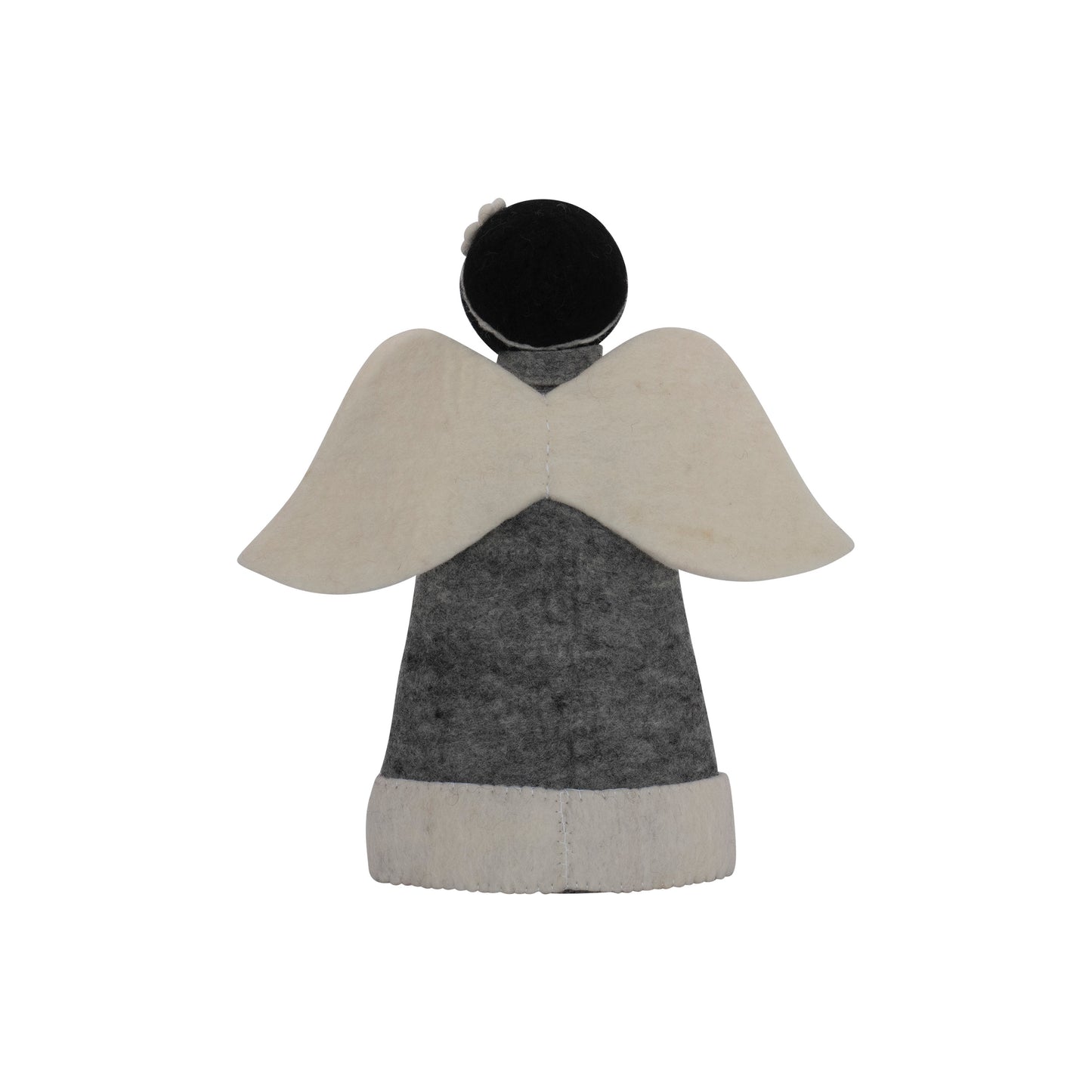 This Global Groove Life, handmade, ethical, fair trade, eco-friendly, sustainable, felt, Snow Queen Angel tree topper, was created by artisans in Kathmandu Nepal and will be a brilliantly beautiful addition to your Christmas tree this holiday season.