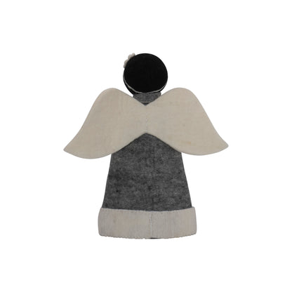 This Global Groove Life, handmade, ethical, fair trade, eco-friendly, sustainable, felt, Snow Queen Angel tree topper, was created by artisans in Kathmandu Nepal and will be a brilliantly beautiful addition to your Christmas tree this holiday season.