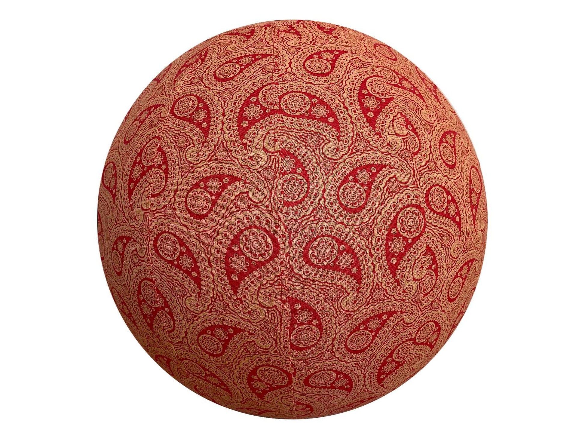 75cm Balance Ball / Yoga Ball Cover: Poppy Paisley