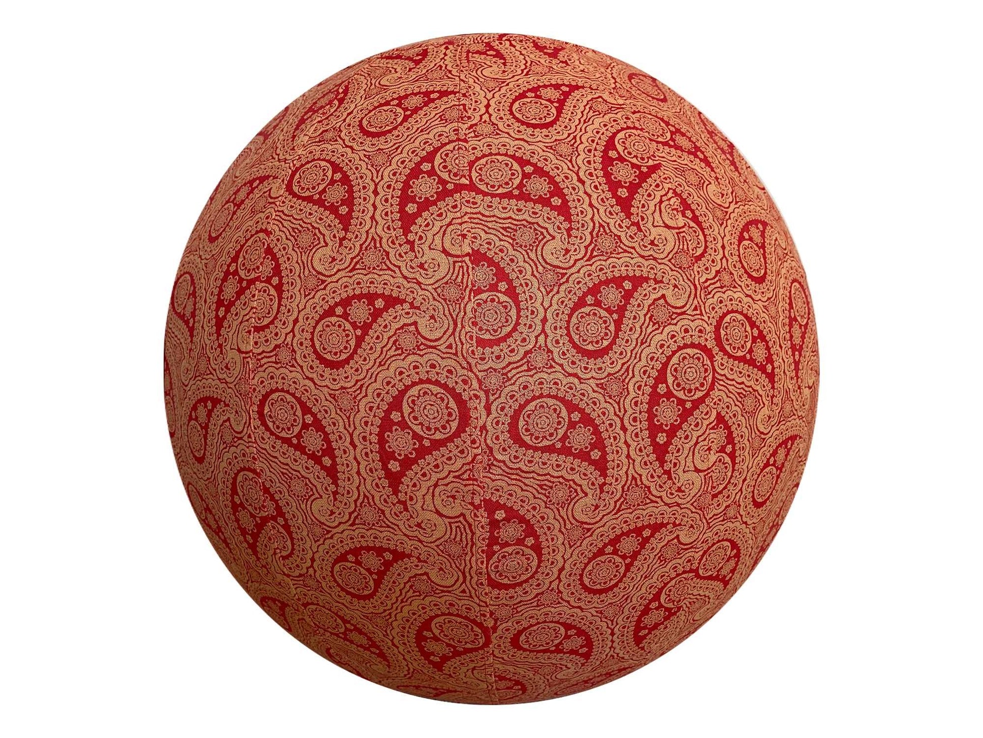 55cm Balance Ball / Yoga Ball Cover: Poppy Paisley