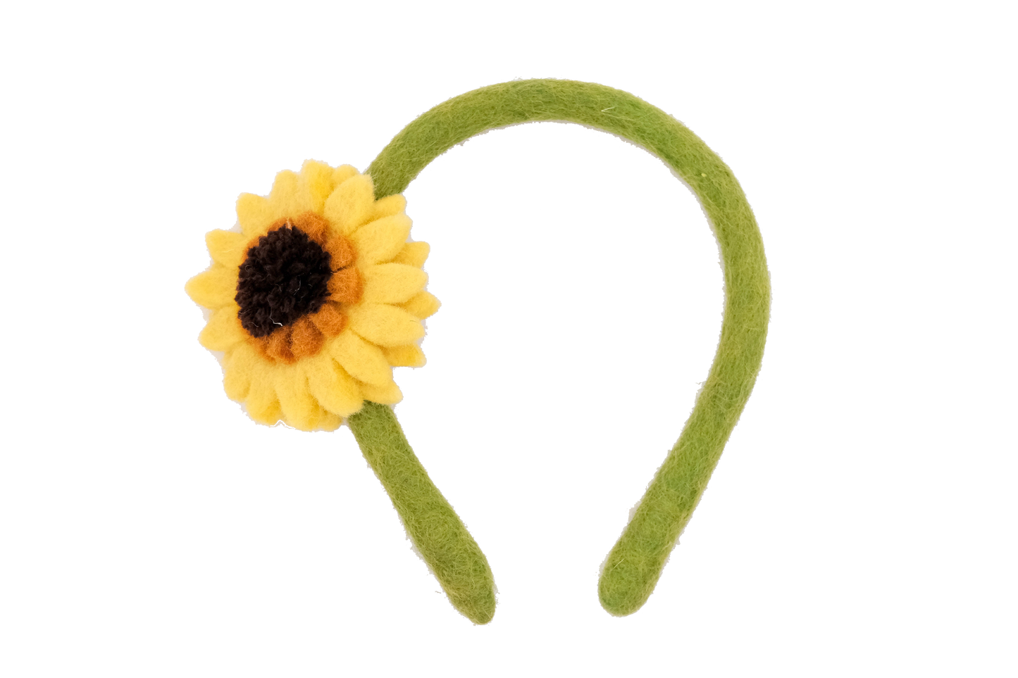Sunshine Day Sunflower Felt Headband