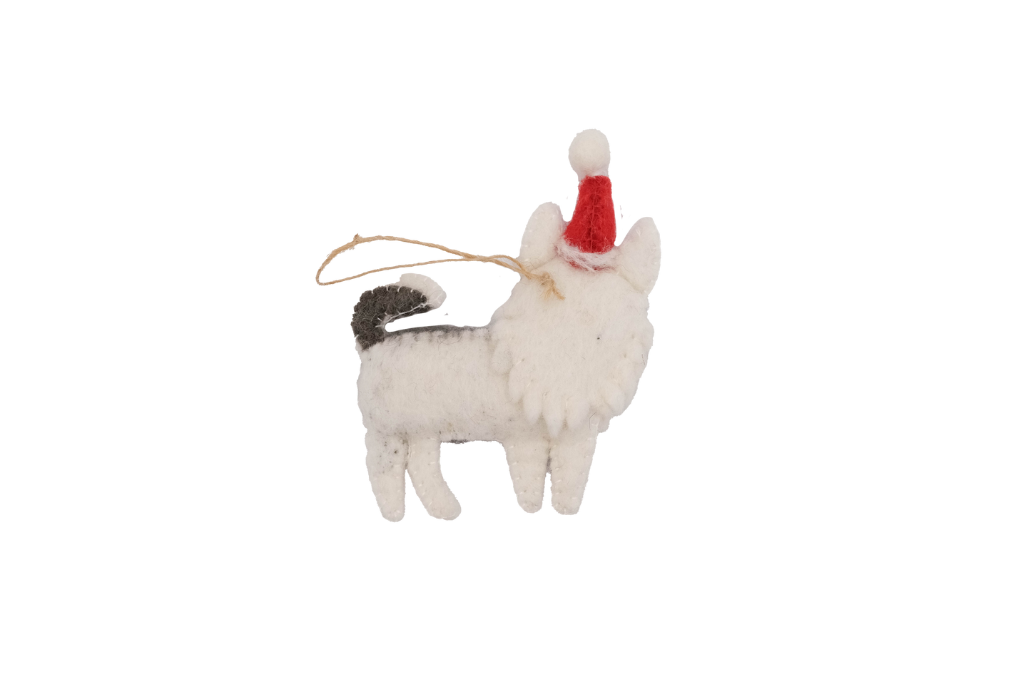 Husky Santa Dog Wool Felt Classic Ornament