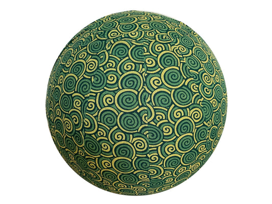 55cm Balance Ball / Yoga Ball Cover: Jade Swirl