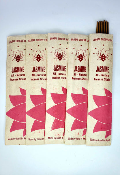Hand Rolled All-Natural Stick Incense - Jasmine