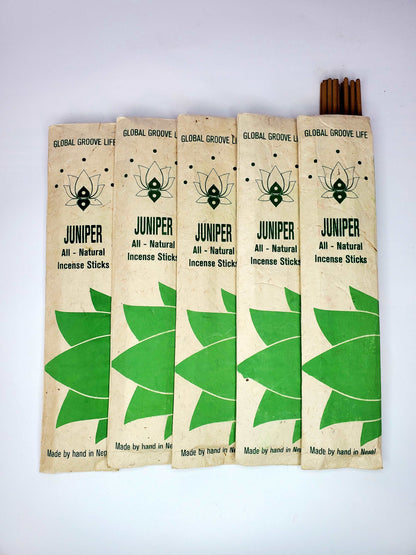 Hand Rolled All-Natural Stick Incense - Juniper