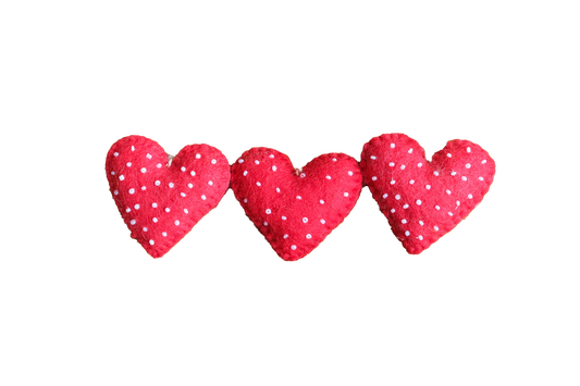This Global Groove Life, handmade, ethical, fair trade, eco-friendly, sustainable, red and white felt heart ornament set was created by artisans in Kathmandu Nepal and will be a colorful and fun addition to your Christmas tree this holiday season.