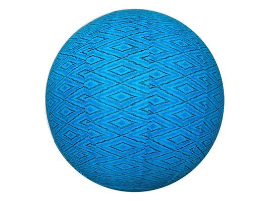 65cm Balance Ball / Yoga Ball Cover: Blue Diamond