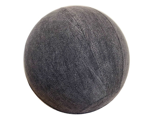 75cm Balance Ball / Yoga Ball Cover: Black Stonewash