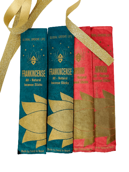 Hand Rolled All-Natural Stick Incense - Christmas 4xPack
