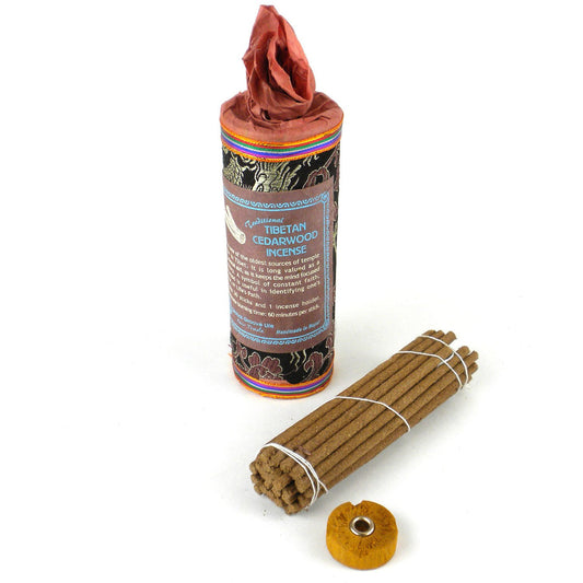 Tibetan Incense - Cedar - Global Groove (I) - Global Groove Life
