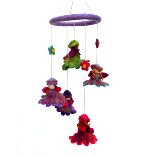 Felt Flower Fairy Mobile - Global Groove - Global Groove Life