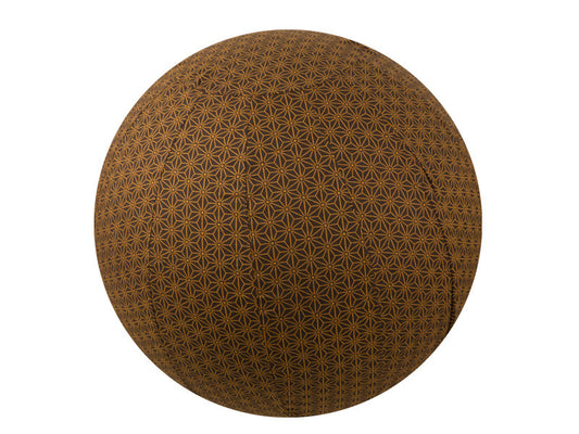 65cm Balance Ball / Yoga Ball Cover: Chocolate Geometric