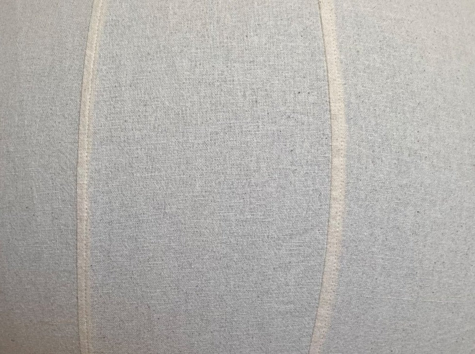 75cm Balance Ball / Yoga Ball Cover: Cream
