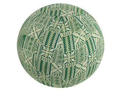 65cm Balance Ball / Yoga Ball Stretch Cover:  Green Retro Vibe